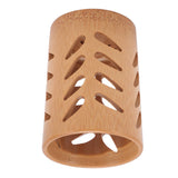 Storage Bucket Multi Purpose Cup Shape Bamboo Toothbrush Holder with Drainage Holes for Makeup Brushes