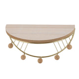 Modern Wall Shelves Fan Shaped Textured Exquisite Floating Shelves for Living Rooms Bedrooms Study Rooms Gold In Australia - Darrahopens