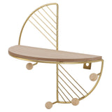 Wall Hanging Rack Iron Art Versatile Practical Wall Decoration Storage Rack for Home