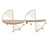 Wall Hanging Rack Iron Art Versatile Practical Wall Decoration Storage Rack for Home