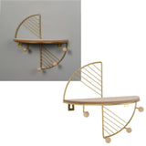 Wall Hanging Rack Iron Art Versatile Practical Wall Decoration Storage Rack for Home