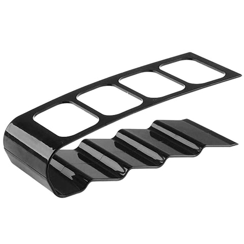 Remote Control Holder with 4 Compartments Plastic Easily Accessible TV Remote Caddy for Media Accessories Black In Australia - Darrahopens