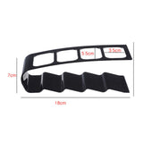 Remote Control Holder with 4 Compartments Plastic Easily Accessible TV Remote Caddy for Media Accessories Black