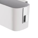Hanging Storage Container Multifunctional Space Saving Wall Mounted Storage Box Makeup Organizer Tissue Box White