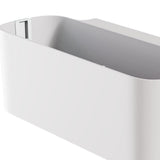 Hanging Storage Container Multifunctional Space Saving Wall Mounted Storage Box Makeup Organizer Tissue Box White