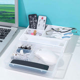 Desktop Organizer Box Drawer Divider Tray Desk Makeup Classification Storage Box for Bathroom Office Transparent In Australia - Darrahopens