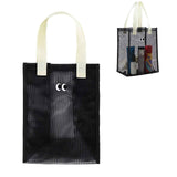 Mesh Shower Caddy Portable Hanging Shower Caddy Quick Dry Shower Bag for Bathroom Travel Toiletry Makeup Cosmetic Bag for Beach Black