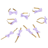 20pcs Bow Knot Twist Ties Biscuits Cookies DIY Baking Bag Ties for Gift Wrapping Weddings PartiesPurple In Australia - Darrahopens