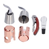 6pcs Wine Tool Kit Champagne Stopper Wine Preservation Cork Wine Bottle Opener for Home Kitchen In Australia - Darrahopens