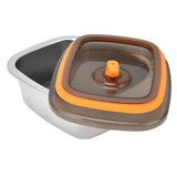 Lunch Box 304 Stainless Steel PP Food Grade Silicone Portable Food Container Storage Box for Picnic Camping Outdoor250ml In Australia - Darrahopens