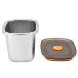 Lunch Box 304 Stainless Steel PP Food Grade Silicone Portable Food Container Storage Box for Picnic Camping Outdoor550ml In Australia - Darrahopens