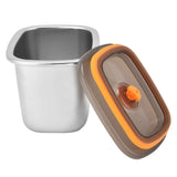 Lunch Box 304 Stainless Steel PP Food Grade Silicone Portable Food Container Storage Box for Picnic Camping Outdoor550ml In Australia - Darrahopens