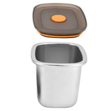 Lunch Box 304 Stainless Steel PP Food Grade Silicone Portable Food Container Storage Box for Picnic Camping Outdoor550ml In Australia - Darrahopens