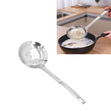 Skimmer Spoon 304 Stainless Steel Fine Mesh Residue Oil Food Strainer Kitchen Tool