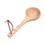Wooden Spoon Long Handle Durable Soup Porridge Scoop Tableware Kitchen Cooking ToolLight Color In Australia - Darrahopens