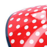 500ml Salad Bowl Thickened Snack Dessert Cake Fruit Bowl for Baking Table DecorationRed Dot