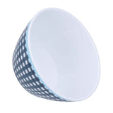 500ml Salad Bowl Thickened Snack Dessert Cake Fruit Bowl for Baking Table DecorationDark Blue Grid In Australia - Darrahopens