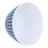 500ml Salad Bowl Thickened Snack Dessert Cake Fruit Bowl for Baking Table DecorationDark Blue Grid In Australia - Darrahopens