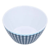 500ml Salad Bowl Thickened Snack Dessert Cake Fruit Bowl for Baking Table DecorationDark Blue Grid In Australia - Darrahopens