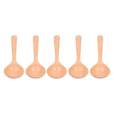 5pcs Wood Spoons Long Handle Wooden Ladle for Mixing Stirring Cooking Utensil ToolLog Color