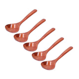 5pcs Wood Spoons Long Handle Wooden Ladle for Mixing Stirring Cooking Utensil ToolDark Color In Australia - Darrahopens