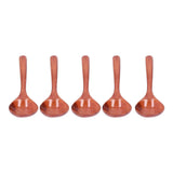 5pcs Wood Spoons Long Handle Wooden Ladle for Mixing Stirring Cooking Utensil ToolDark Color In Australia - Darrahopens