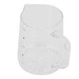 500ml Coffee Milk Cup Thicken Glass Measuring Frothing Cup for Household Coffee Shop