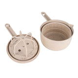 Salad Spinner Fruit Vegetable Dryer Strainer Sifter Manual Vegetables Rice Washing Tool for Kitchen SuppliesBeige In Australia - Darrahopens