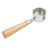 3 Ear Coffee Bottomless Portafilter Coffee Machine Handle Filter Holder for Delonghi Machine CoffeewareBeech Handle 54mm In Australia - Darrahopens