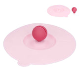 Dustproof Mug Covers Cartoon Silicone Cup Lid for Beverage Cup Sealing AccessoriesPink In Australia - Darrahopens