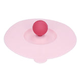 Dustproof Mug Covers Cartoon Silicone Cup Lid for Beverage Cup Sealing AccessoriesPink