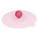 Dustproof Mug Covers Cartoon Silicone Cup Lid for Beverage Cup Sealing AccessoriesPink