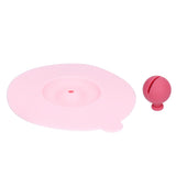 Dustproof Mug Covers Cartoon Silicone Cup Lid for Beverage Cup Sealing AccessoriesPink