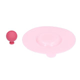 Dustproof Mug Covers Cartoon Silicone Cup Lid for Beverage Cup Sealing AccessoriesPink