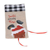 Christmas Santa Grid Design Champagne Bottle Cover Bag Sleeve Christmas Gifts for PartyBlack White Grid In Australia - Darrahopens