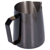 600ml Stainless Steel Coffee Pitcher Coffee Milk Frothing Cup Steaming Pitcher with Pointed MouthWithout Label
