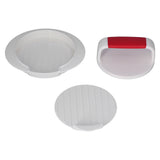 Non Stick Burger Pressing Mold DIY Hamburger Patty Maker Rice Ball Mold for Kitchen Use