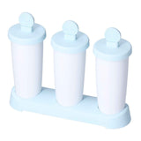 2Pcs 3 Grids Ice Cream Mold DIY Dessert Ice Cube Maker Mold for Summer Kitchen Home In Australia - Darrahopens