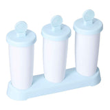 2Pcs 3 Grids Ice Cream Mold DIY Dessert Ice Cube Maker Mold for Summer Kitchen Home In Australia - Darrahopens