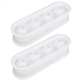 2Pcs 4 Grids Food Grade Ice Cubes Mold Whiskey Ice Ball Making Mold Tray for Home Bar In Australia - Darrahopens