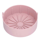 Reusable Silicone Pot Replacement Kitchen Electric Fryer Basket Tray Baking Accessory 20℃220℃(16cm Pink ) In Australia - Darrahopens