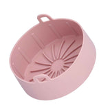 Reusable Silicone Pot Replacement Kitchen Electric Fryer Basket Tray Baking Accessory 20℃220℃(16cm Pink ) In Australia - Darrahopens