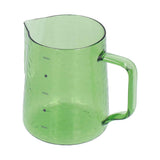 500ml Milk Frothing Pitcher Multipurpose Borosilicate Glass Milk Jug for Coffee Milk BeverageGreen In Australia - Darrahopens