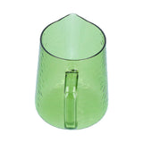 500ml Milk Frothing Pitcher Multipurpose Borosilicate Glass Milk Jug for Coffee Milk BeverageGreen