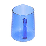 500ml Milk Frothing Pitcher Multipurpose Borosilicate Glass Milk Jug for Coffee Milk BeverageBlue In Australia - Darrahopens