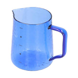 500ml Milk Frothing Pitcher Multipurpose Borosilicate Glass Milk Jug for Coffee Milk BeverageBlue In Australia - Darrahopens