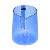 500ml Milk Frothing Pitcher Multipurpose Borosilicate Glass Milk Jug for Coffee Milk BeverageBlue