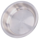 Stainless Steel Plate 304 Food Grade Material Stainless Steel Rounded Deepen Dish for Eating18cm/7in