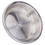 Stainless Steel Plate 304 Food Grade Material Stainless Steel Rounded Deepen Dish for Eating20cm/7.9in