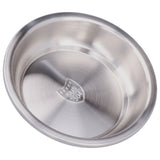 Stainless Steel Plate 304 Food Grade Material Stainless Steel Rounded Deepen Dish for Eating20cm/7.9in